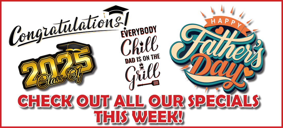 Check out all our specials this week